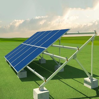 Steel Ground Mounted Solar PV Systems For PV Panel Project